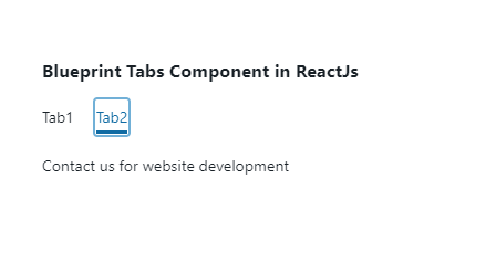 Tabs Component