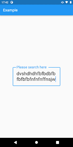 Changing TextField Width