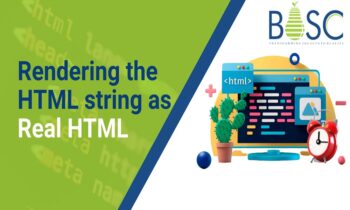 Rendering the HTML string as Real HTML.1000X600