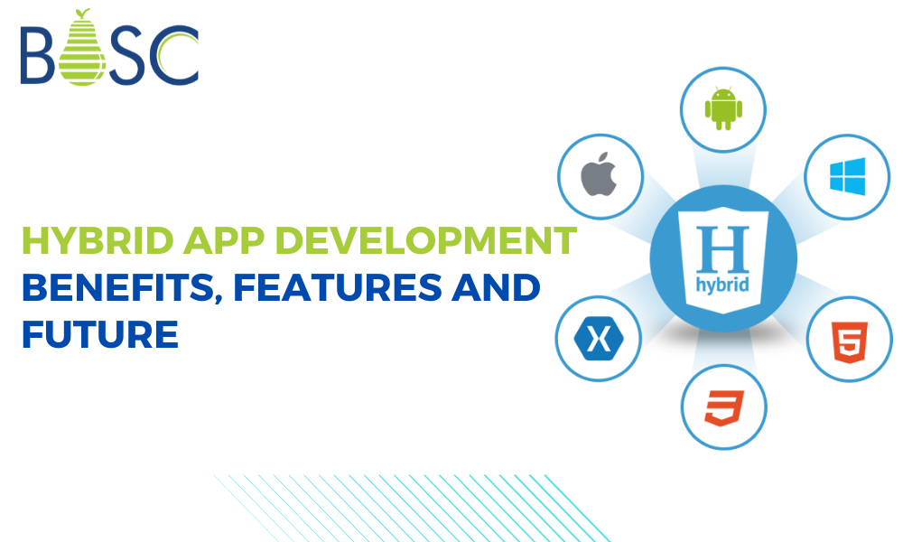 Hybrid App Development Benefits, Features and Future- Blog Banner