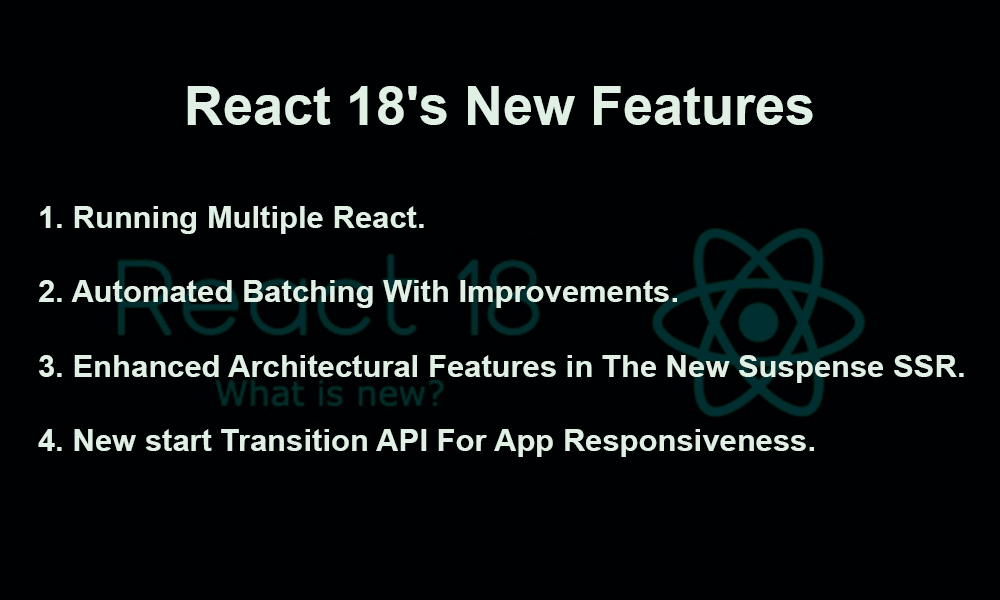 React 18's New Features