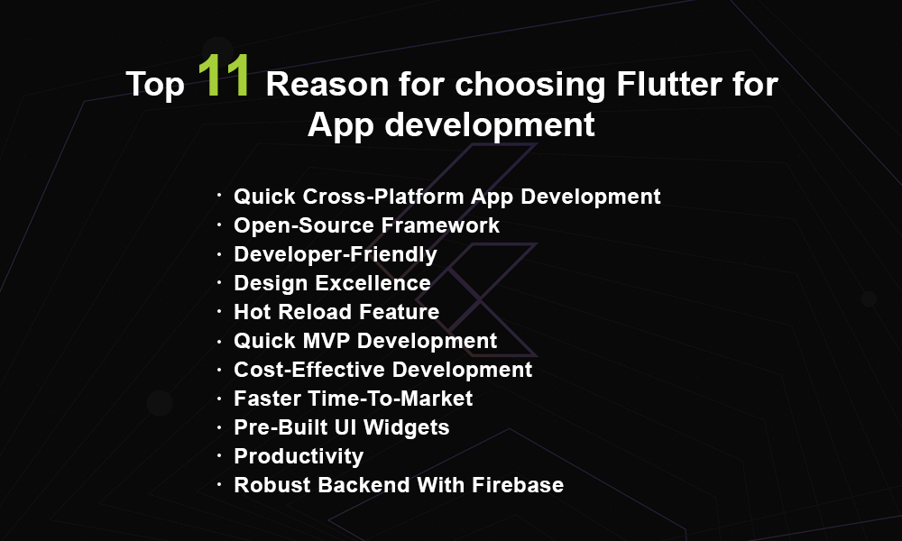 11 Reason for choosing Flutter for app development