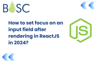 How to set focus on an input field after rendering in ReactJS in 2024 (1)