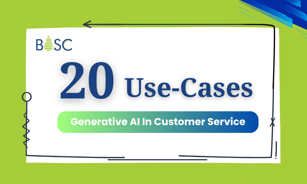 20 use-cases for Generative AI in Customer Service 20 use-cases for Generative AI in Customer Service