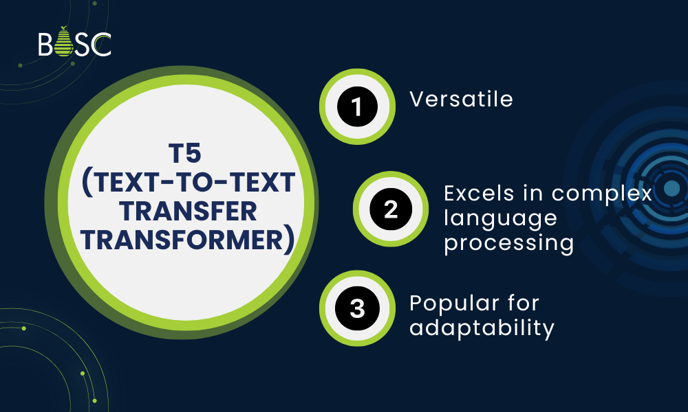 T5 (Text-To-Text Transfer Transformer) T5 (Text-To-Text Transfer Transformer)