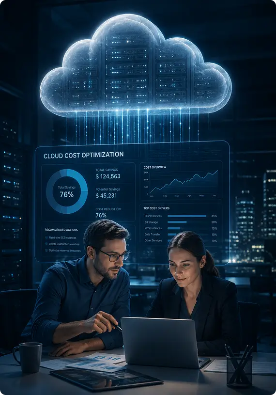 ClarityOps cloud cost optimization dashboard