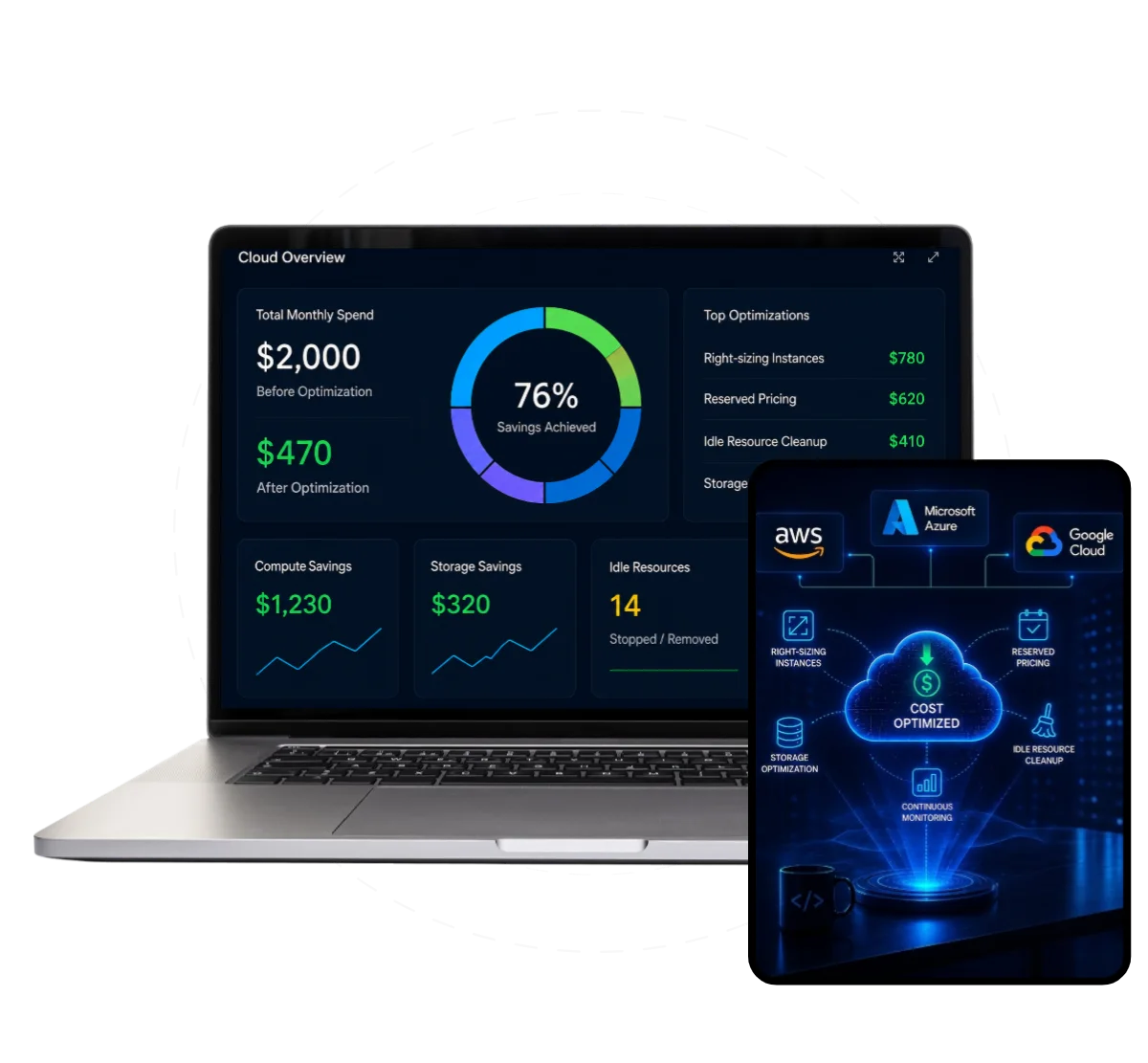 Eliminating Cloud Waste for a Multi-Cloud SaaS Business